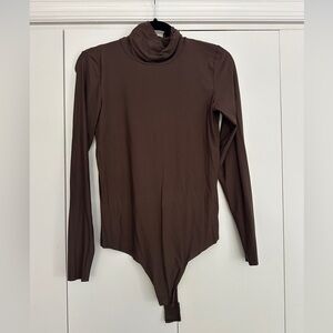 Commando Chocolate Long Sleeve Bodysuit